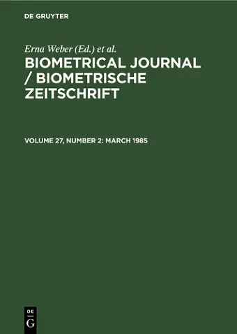 March 1985 cover