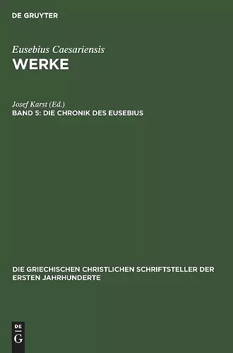 Die Chronik Des Eusebius cover