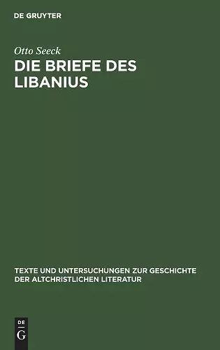 Die Briefe Des Libanius cover
