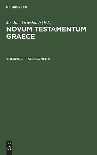 Prolegomena cover