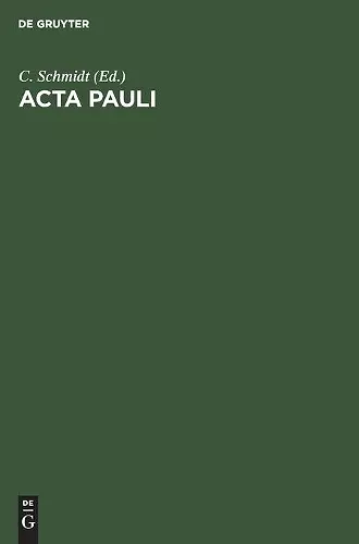 ACTA Pauli cover