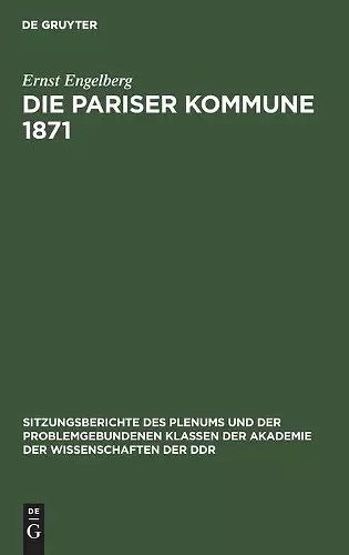 Die Pariser Kommune 1871 cover