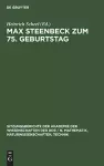 Max Steenbeck Zum 75. Geburtstag cover