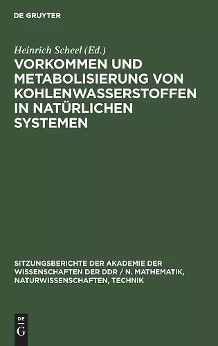 Vorkommen Und Metabolisierung Von Kohlenwasserstoffen in Natürlichen Systemen cover