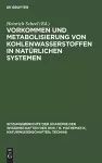 Vorkommen Und Metabolisierung Von Kohlenwasserstoffen in Natürlichen Systemen cover