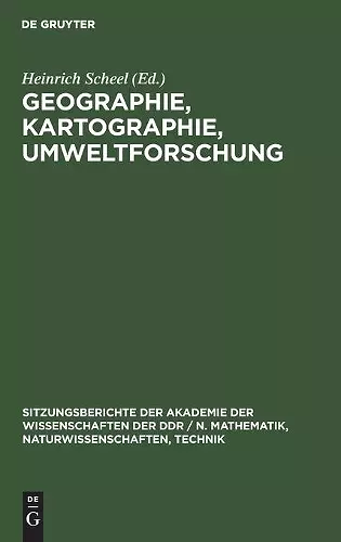 Geographie, Kartographie, Umweltforschung cover