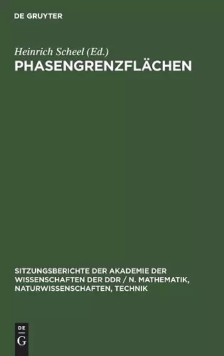 Phasengrenzflächen cover