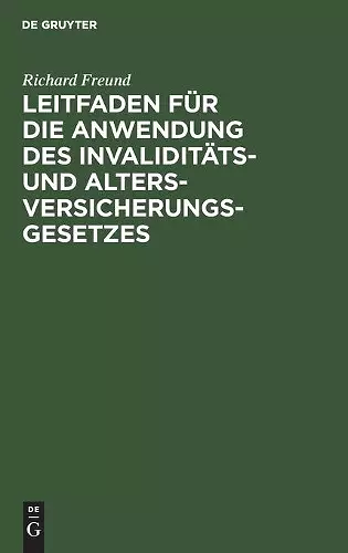 Leitfaden für die Anwendung des Invaliditäts- und Altersversicherungsgesetzes cover