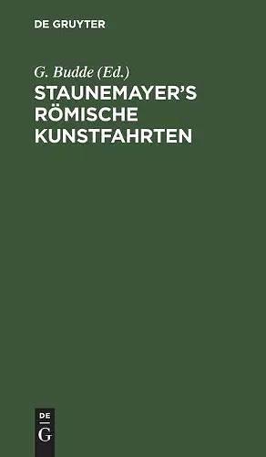 Staunemayer's Römische Kunstfahrten cover