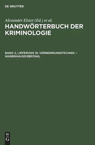 Vernehmungstechnik - Warenhausdiebstahl cover