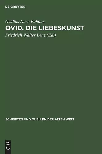 Ovid. Die Liebeskunst cover