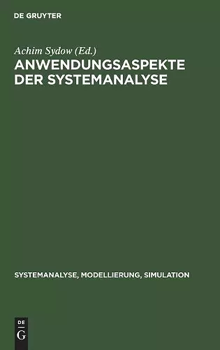 Anwendungsaspekte Der Systemanalyse cover
