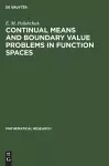 Continual Means and Boundary Value Problems in Function Spaces cover