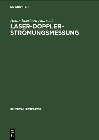 Laser-Doppler-Strömungsmessung cover