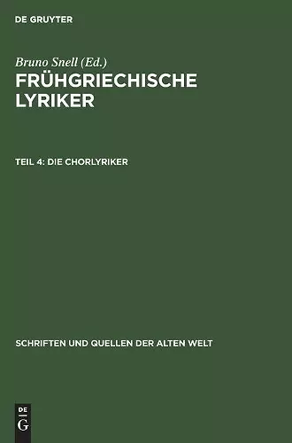 Die Chorlyriker cover