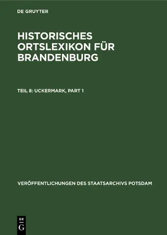 Uckermark cover