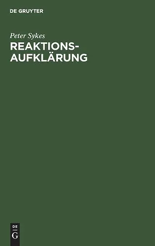 Reaktionsaufklärung cover