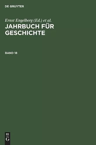 Jahrbuch Für Geschichte. Band 18 cover