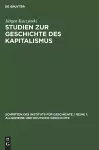 Studien Zur Geschichte Des Kapitalismus cover