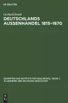 Deutschlands Aussenhandel 1815-1870 cover