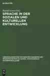 Sprache in Der Sozialen Und Kulturellen Entwicklung cover