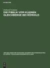 Die Fibeln Vom Kleinen Gleichberge Bei Römhild cover