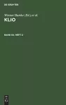 Klio. Band 64, Heft 2 cover