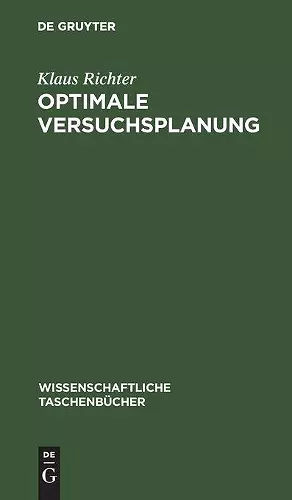 Optimale Versuchsplanung cover