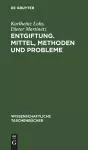 Entgiftung. Mittel, Methoden Und Probleme cover
