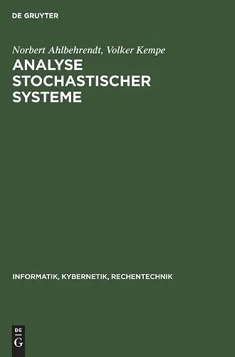 Analyse Stochastischer Systeme cover