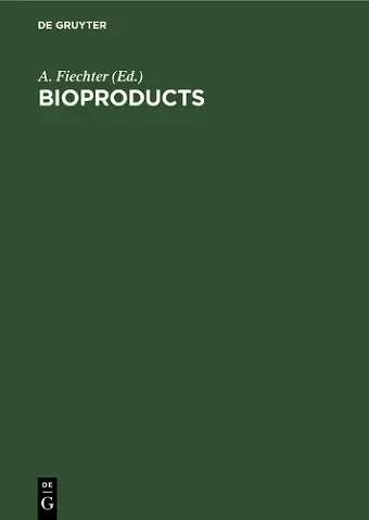 Bioproducts cover