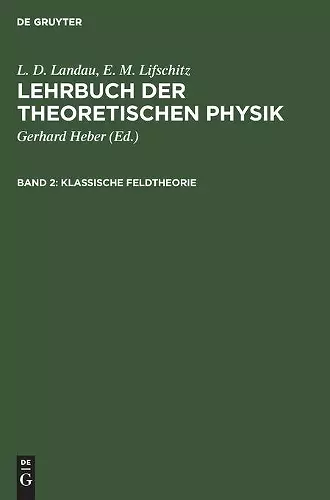Klassische Feldtheorie cover