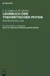 Relativistische Quantentheorie cover
