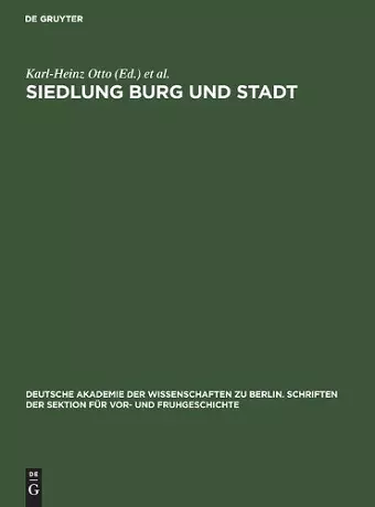 Siedlung Burg Und Stadt cover