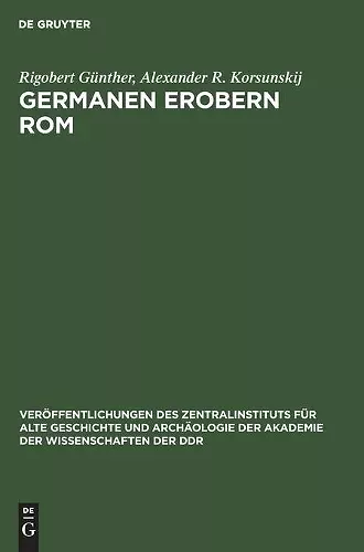 Germanen Erobern ROM cover