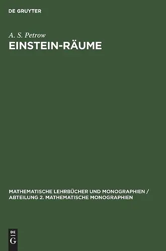 Einstein-Räume cover