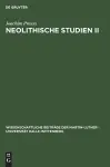 Neolithische Studien II cover