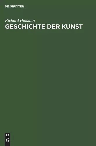 Geschichte der Kunst cover