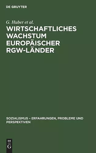 Wirtschaftliches Wachstum Europäischer Rgw-Länder cover