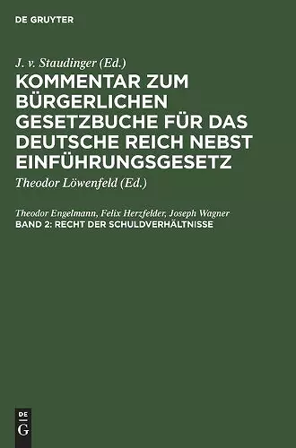 Recht Der Schuldverhältnisse cover