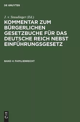 Familienrecht cover