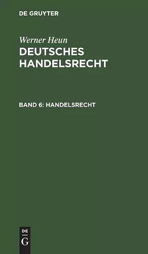 Handelsrecht cover