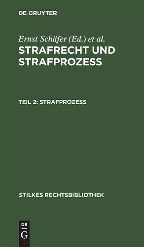 Strafprozeß cover