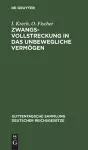 Zwangsvollstreckung in Das Unbewegliche Vermögen cover