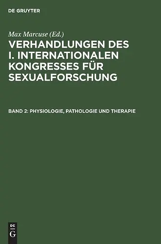 Physiologie, Pathologie Und Therapie cover
