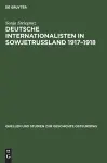 Deutsche Internationalisten in Sowjetrussland 1917-1918 cover