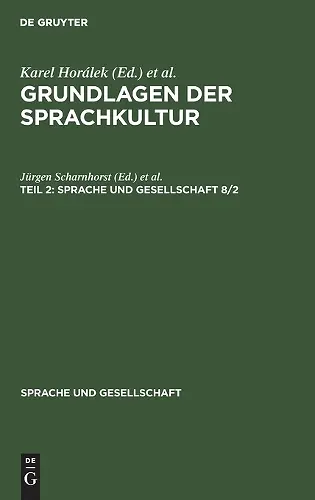 Grundlagen Der Sprachkultur. Teil 2 cover
