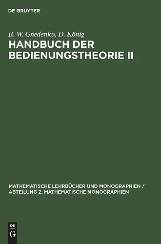 Handbuch Der Bedienungstheorie II cover