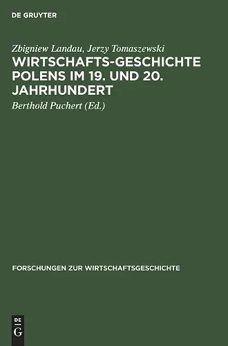 Wirtschaftsgeschichte Polens Im 19. Und 20. Jahrhundert cover