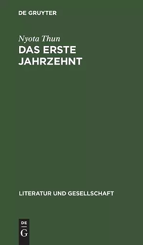 Das Erste Jahrzehnt cover
